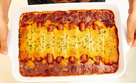 Hot Dog Casserole Recipe