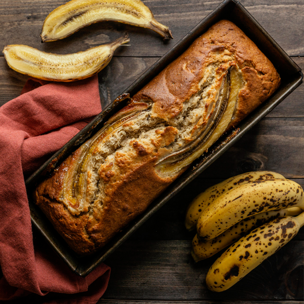 3 Ingredient Banana Bread