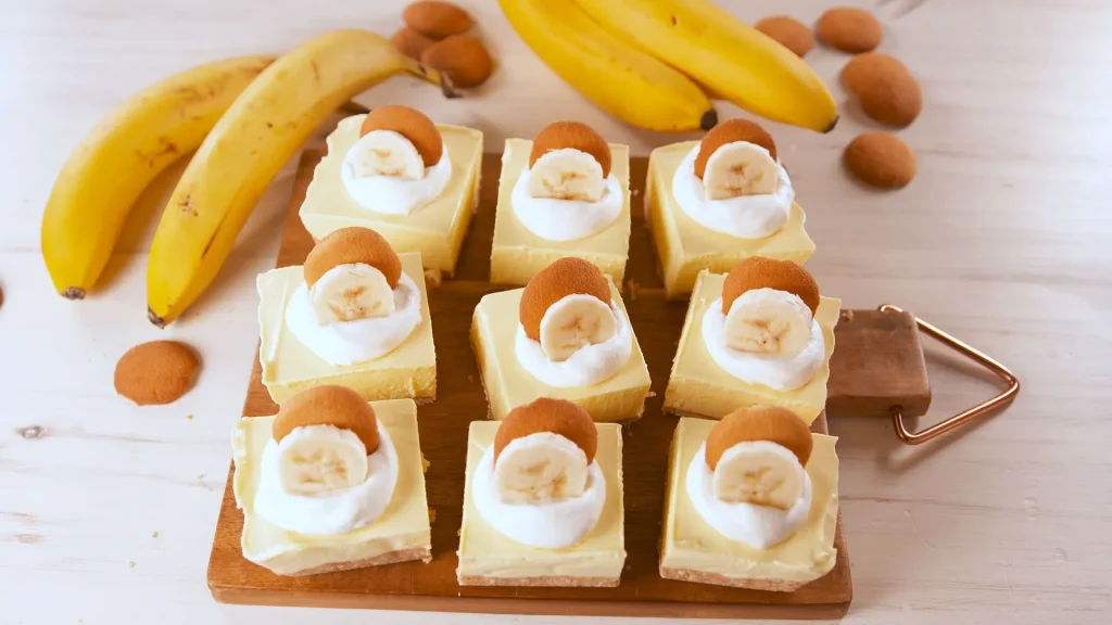 Banana Pudding Cheesecake Squares